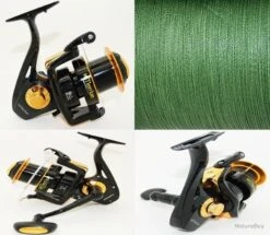 PACK MOULINET SURF / DIGUE MILLENIUM 10 000 FD (9 + 1 R) + 250M DE TRESSE 25/100 -Shakespeare Boutique 00003 PACK MOULINET SURF DIGUE MILLENIUM 10 000 FD 9 1 R 250M DE TRESSE 25 100